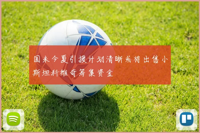 国米今夏引援计划清晰或将出售小斯坦科维奇筹集资金
